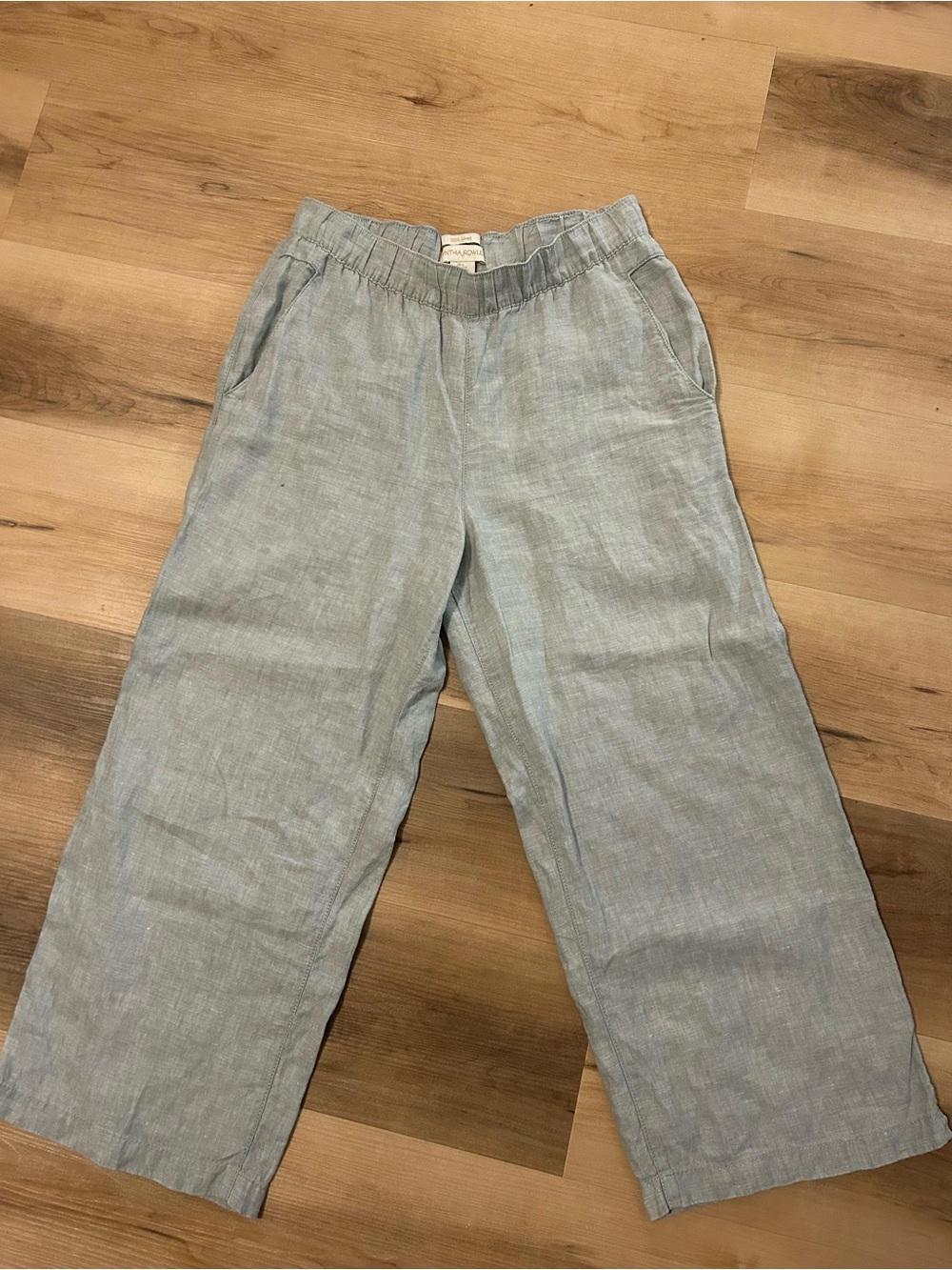 Cynthia Rowley 100% linen capris